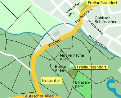 Hundewiesen in Leipzig-Gohlis